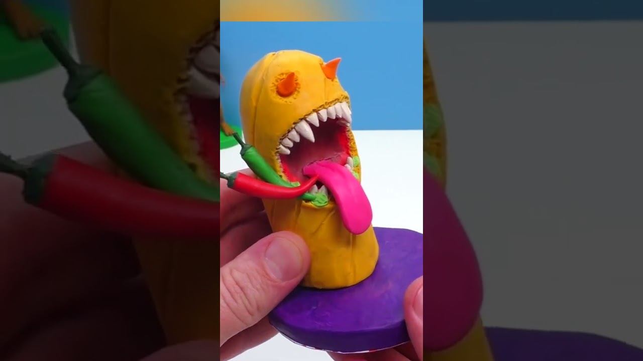 Как сделать Banh Mi Ram Ram из пластилина смотреть онлайн