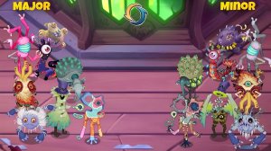 Major Vs Minor 2026 - All Paironormal Monsters Comparison ~ My Singing Monsters