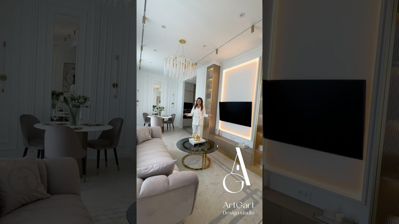✨Идеальный ремонт гостиной! ПОДПИСЫВАЙСЯ #дизайнквартиры #ремонтквартир #ремонтдома #дизайндома смотреть онлайн