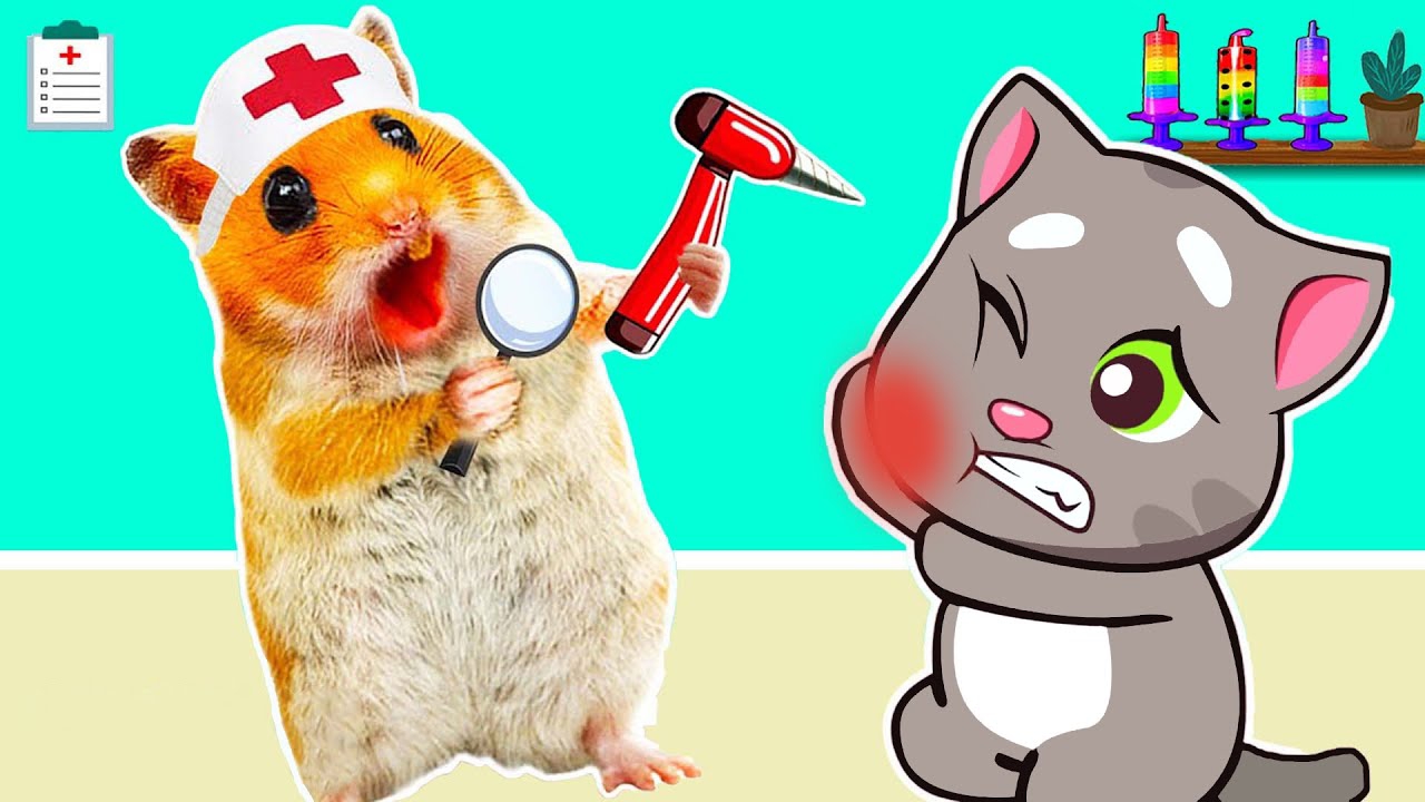 Мультики для детей, хомяк стал зубным врачом/видео про Хомяков/ мультики смотреть онлайн