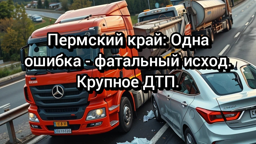 Шокирующие кадры: Смертельное ДТП с 5 машинами в Пермском крае. смотреть онлайн