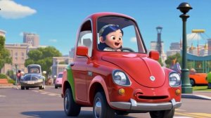 Машинки в парке аттракционов: веселые игры мультик