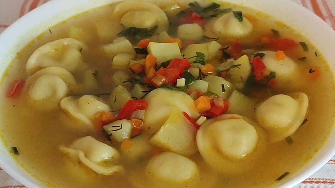"Лëгкий пельменный супчик". смотреть онлайн
