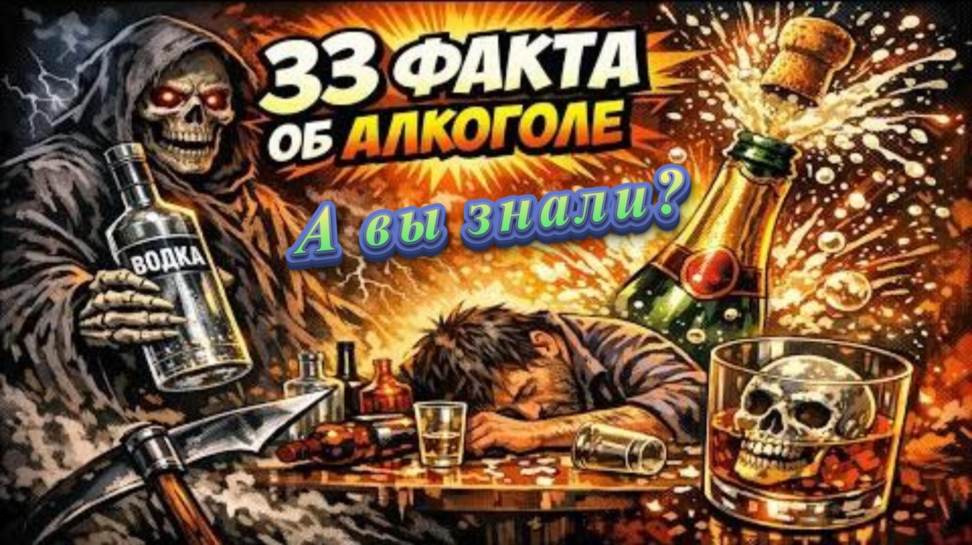 33 ШОКИРУЮЩИХ ФАКТА ОБ АЛКОГОЛЕ, О КОТОРЫХ МОЛЧАТ ВРАЧИ смотреть онлайн