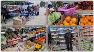 ВЫБРАЛИСЬ В ГОРОД, ЗАЕХАЛИ В "ПЯТЕРОЧКУ", ПРОГУЛЯЛИСЬ ПО РЫНКУ.