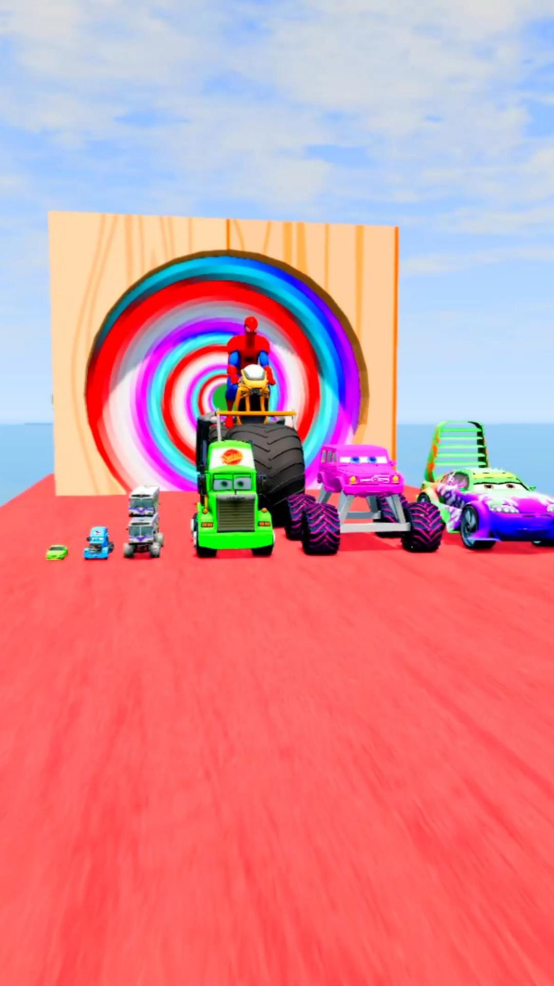 МУЛЬТИКИ ПРО МАШИНКИ СПАЙДЕРМЕН НА МОТОЦИКЛЕ смотреть онлайн