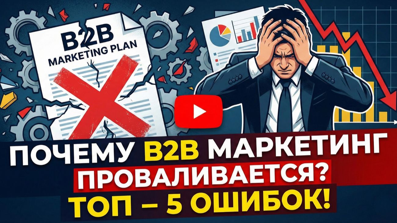 Почему проваливаются B2B-маркетинговые кампании? Разбор 5 ключевых ошибок и способы их решения смотреть онлайн