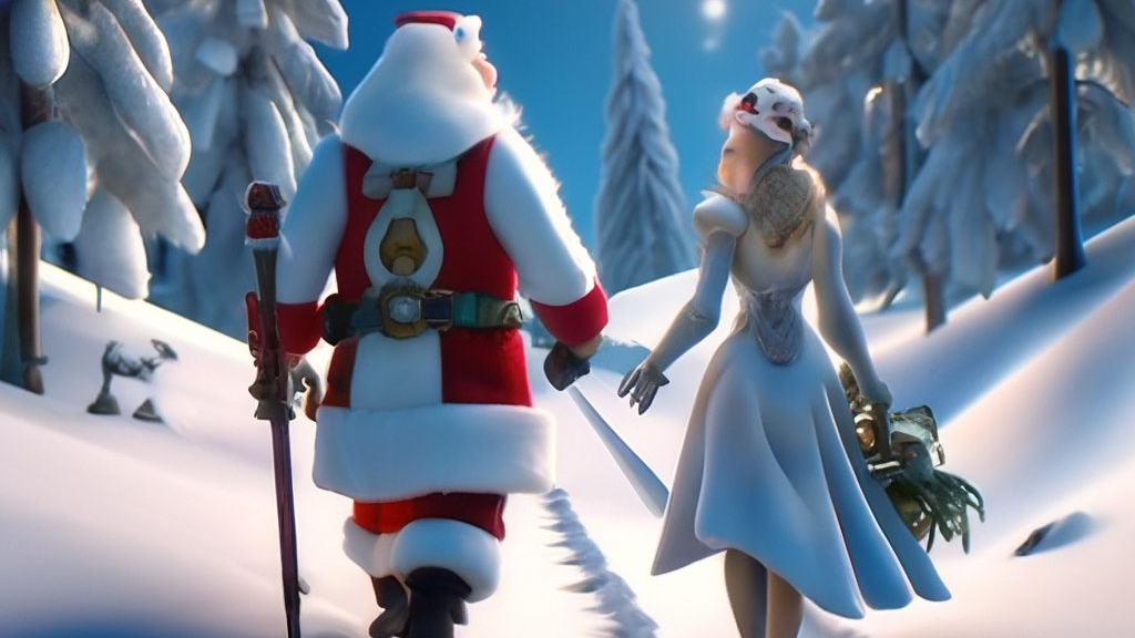 Январь уходит вместе с дедом Морозом.Саиая лучшая музыкальная открытка. смотреть онлайн