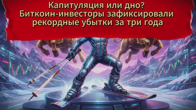 Капитуляция или дно? Биткоин-инвесторы зафиксировали рекордные убытки за три года смотреть онлайн