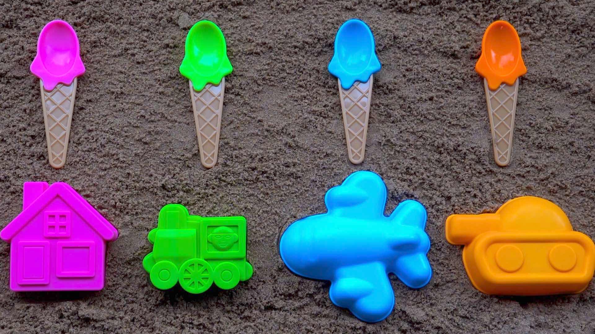 Учим Названия Цветов | Игрушечный Транспорт | Развивающий мультик | Учим Цвета и Цифры| Играем видео смотреть онлайн