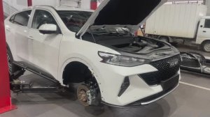 HAVAL F7x еще один вариант установки автономного подогревателя