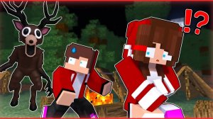 Джей Джей и сестра Джей Джея 99 ночей в лесу Остров выживания. Майнкрафт Мультик