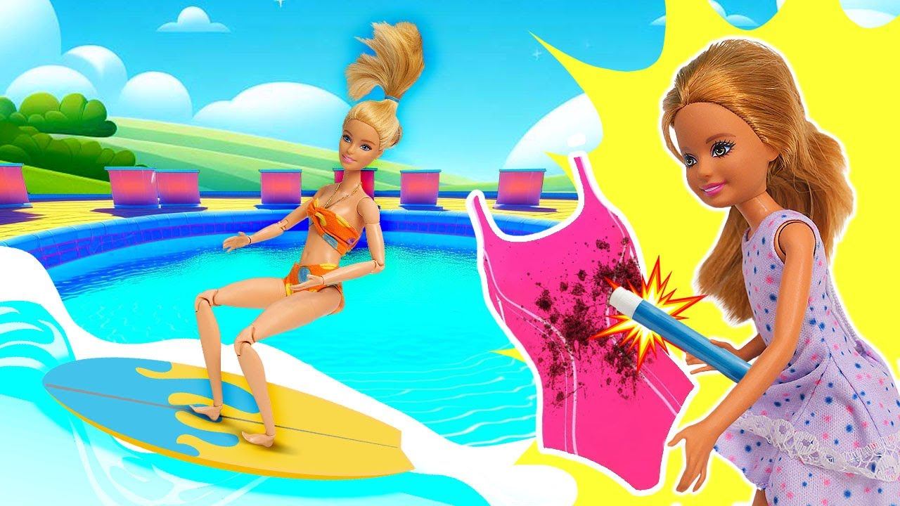 Блог Барби - Стейси испортила купальник Барби! Что скажет Кен? смотреть онлайн
