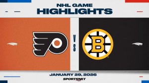 30.01.2026 | ОБЗОР МАТЧА | Бостон Брюинз - Филадельфия Флайерз | Highlights