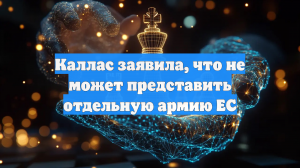 Каллас не поддержала идею Зеленского о создании армии Европы с участием ВСУ