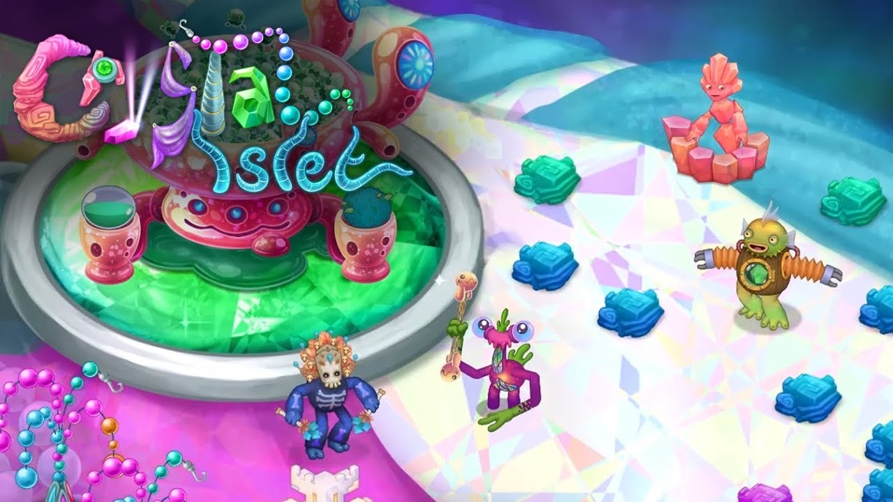 Островок Кристаллов - Вся Песня Волна 1 - Фанмейд My Singing Monsters (Мои Поющие Монстры, Msm, Мсм) смотреть онлайн