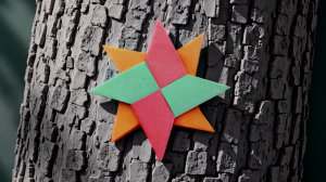 Мастерим метательный сюрикен создаем бумажную звезду ниндзя своими руками