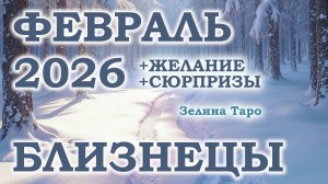 БЛИЗНЕЦЫ | ТАРО прогноз на ФЕВРАЛЬ 2026 года | Желание | Сюрпризы | Расклад таро