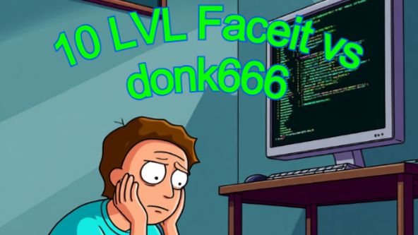 AWP-орешников: Симфония хедшотов! Апаю 10 LVL Faceit vs donk666 смотреть онлайн