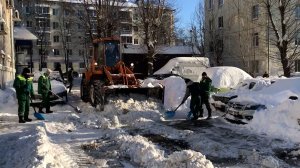 Ликвидация последствий снегопада