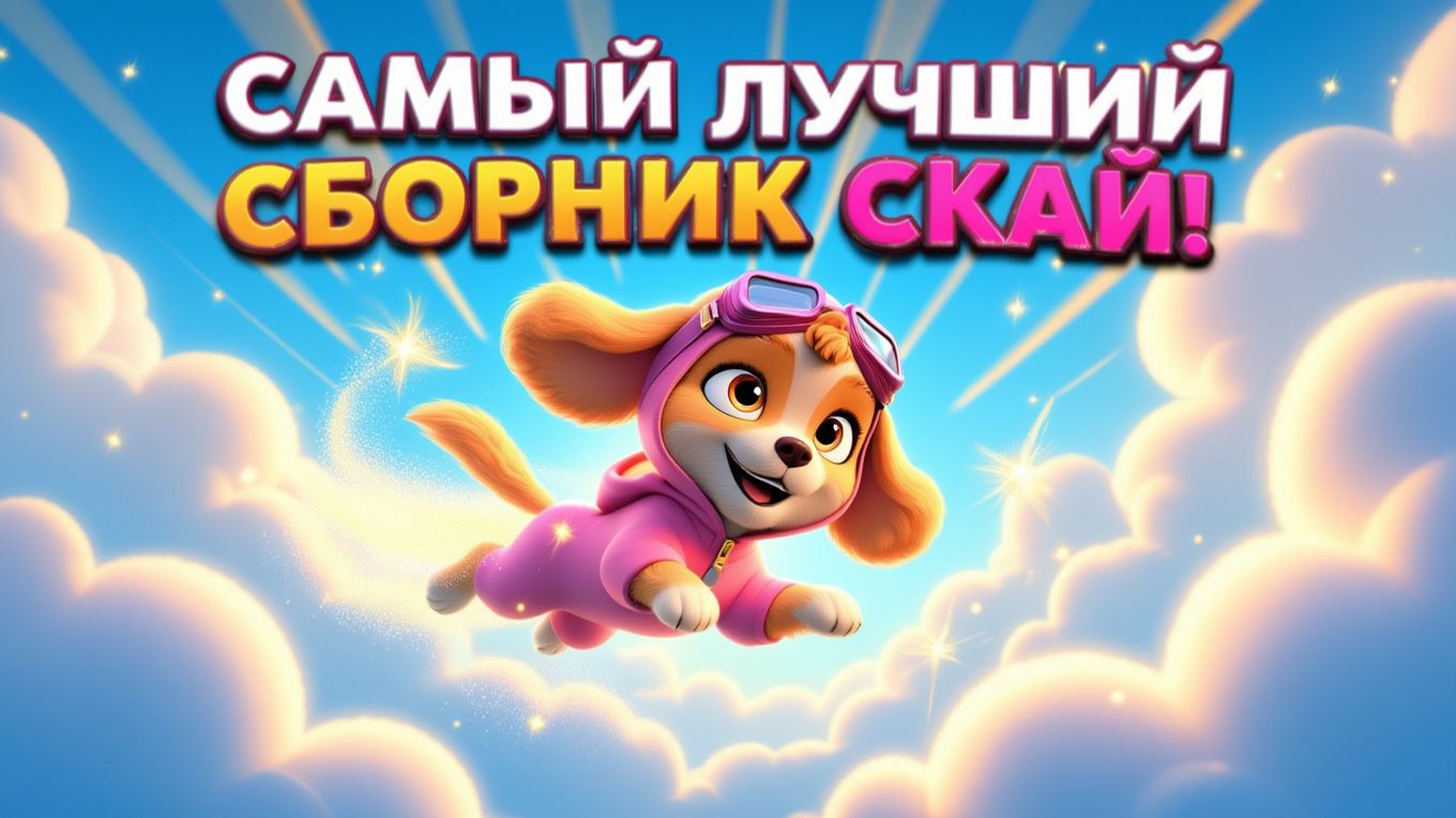 🎵 Большой Сборник «Скай — королева небес! Щенячий патруль Песенки Для детей