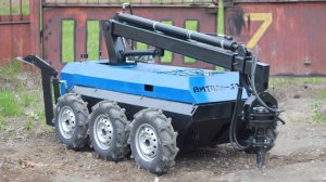 Витязь-6300. Установка для завинчивания свай. Сваекрут