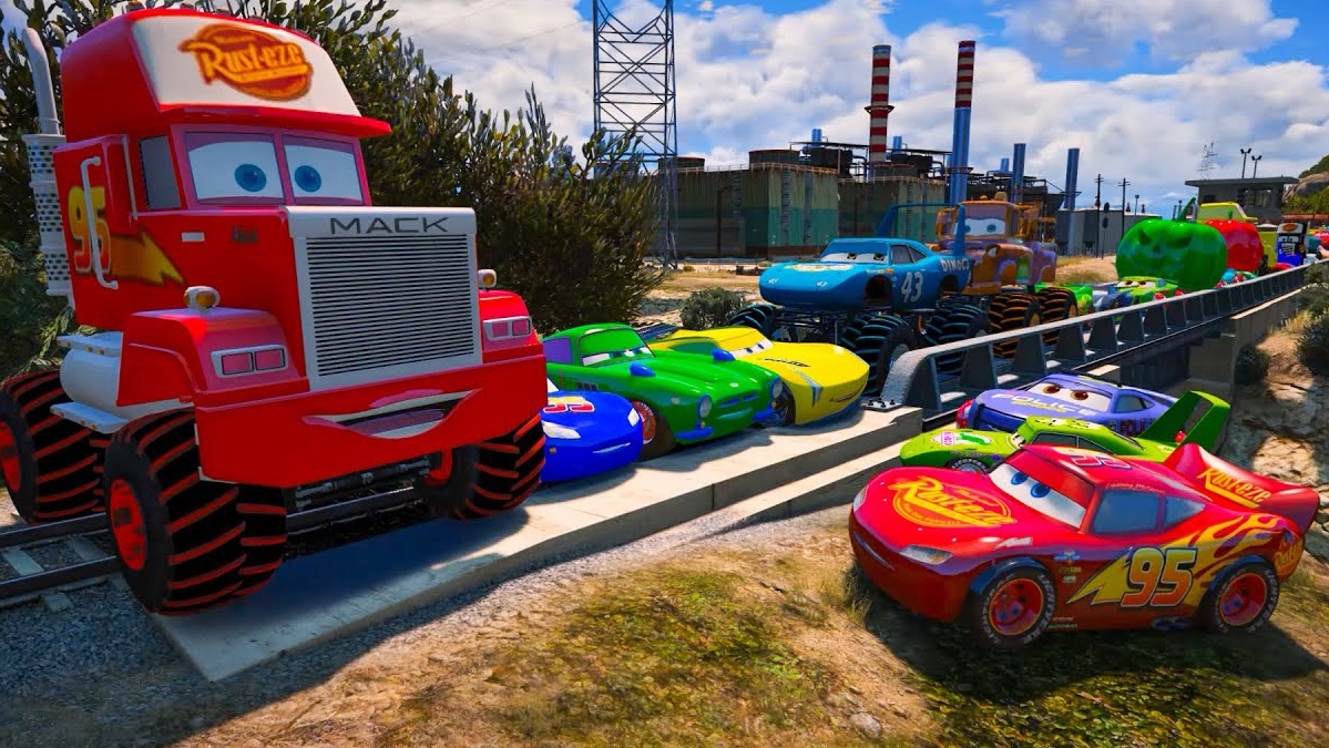 МУЛЬТИКИ ПРО МАШИНКИ 🚗 КРУЗ РАМИРЕС И ДЖЕЙСОН ШТОРМ ГОТОВЯТ СЮРПРИЗ МАКВИНУ. ЗАХВАТЫВАЮЩАЯ ТРАССА смотреть онлайн