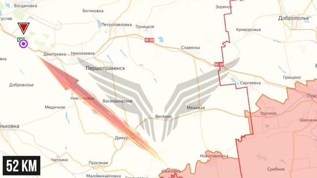 💥☠Удары по транспорту ВСУ на трассе М-04 Павлоград – Красноармейск. Работает «Рубикон» смотреть онлайн