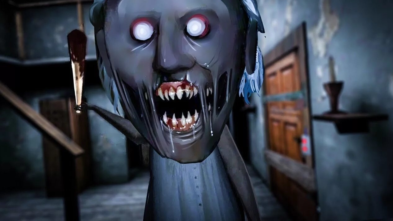 Хоррор игра Granny ужасная старуха гоняется за нами смотреть онлайн