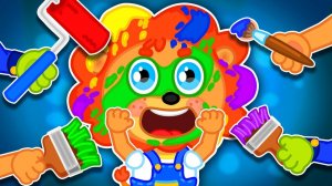 МУЛЬТИКИ ДЛЯ ДЕТЕЙ. СЕМЬЯ ЛЬВОВ И УРОК МАСКИРОВКИ