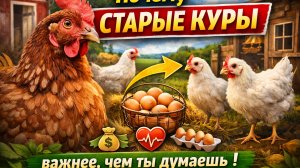 Почему старые куры важнее, чем ты думаешь 🐔❤️ Секреты фермеров для стабильного стада!