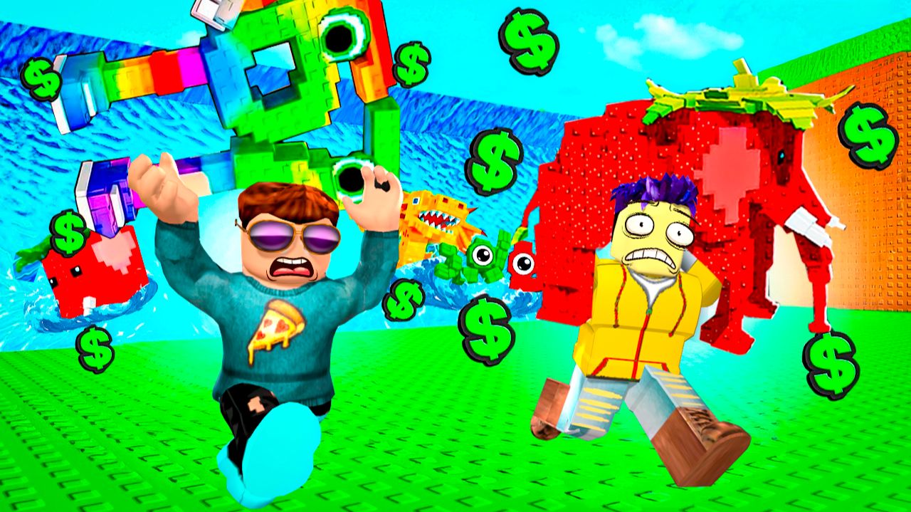 СПАСИ БРЕЙНРОТОВ ОТ ЦУНАМИ! ПОБЕГ ОТ ЦУНАМИ В ROBLOX смотреть онлайн