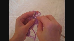 Лицевая петля скрещенная