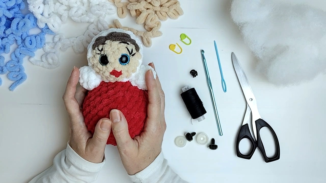 Неваляшка Маруся из Alize Puffy fine обзор материалов платного мастер-класса смотреть онлайн