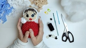 Неваляшка Маруся из Alize Puffy fine обзор материалов платного мастер-класса