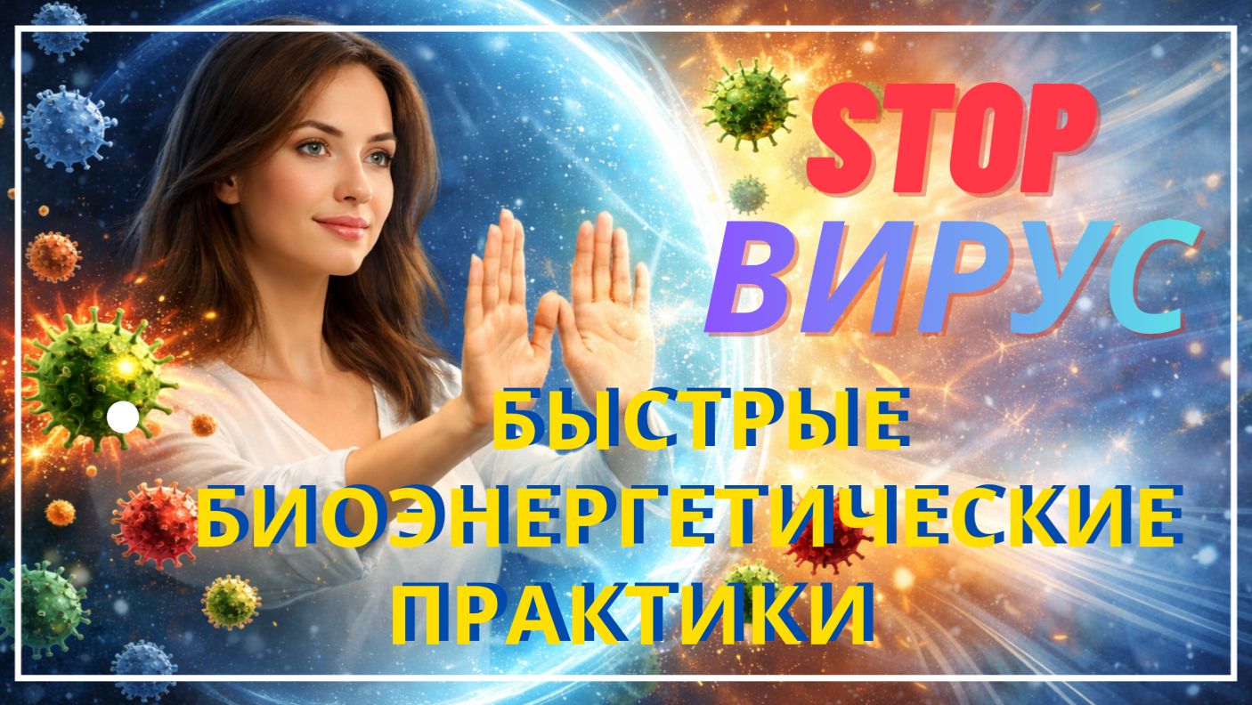 Экстренная защита от вирусов: быстрые биоэнергетические практики! #целительство смотреть онлайн