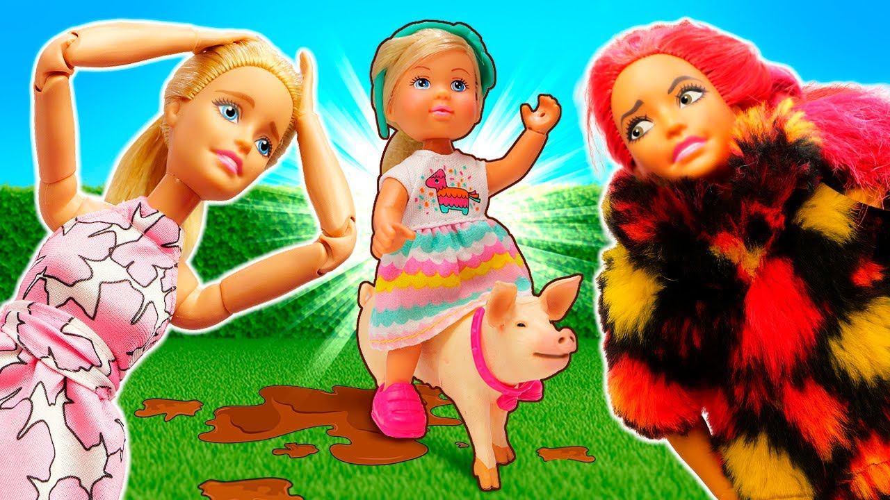 КЕН ПРИНЁС ДОМОЙ СВИНКУ?! Барби в ШОКЕ! А Тереза УБЕЖАЛА! смотреть онлайн