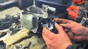 замена  карбюратора  на снегоуборощнике МАС