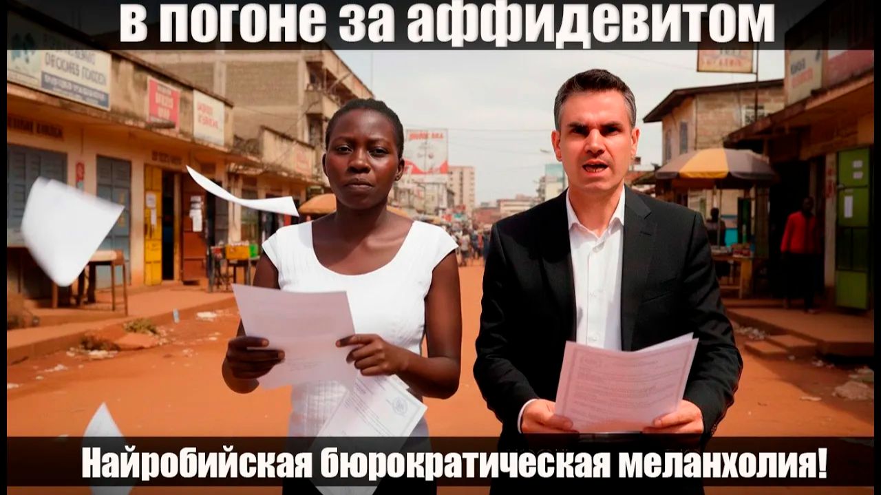 НАЙРОБИЙСКАЯ БЮРОКРАТИЧЕСКАЯ МЕЛАНХОЛИЯ / В ПОГОНЕ ЗА АФФИДЕВИТОМ смотреть онлайн
