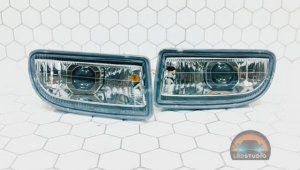 Тойота Ленд Крузер 100 светодиодные тюнинг птф