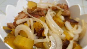 Быстрый салат из говядины