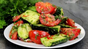 Малосольные Огурцы и Помидоры ПО-КОРЕЙСКИ. Самый простой и вкусный рецепт хрустящих огурцов.