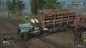 SnowRunner __  ПАШНИ_Бревенчатый мост 2