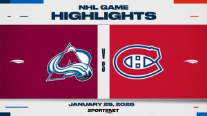 30.01.2026 | ОБЗОР МАТЧА | Монреаль Канадиенс - Колорадо Эвеланш | Highlights