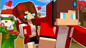 Джей Джей и его сестра встречают Новый год по особенному!? Майнкрафт Мультик