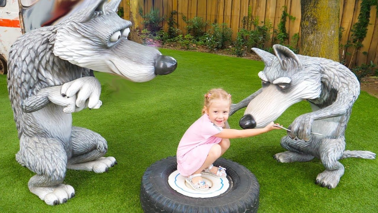 Влог： Настя в парке развлечений Маши и Медведя в Италии смотреть онлайн