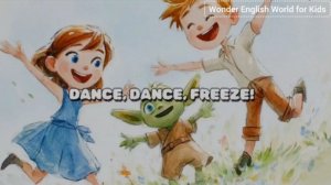 DANCE, DANCE, FREEZE! | Супер-игра «Танцуй и Замри» на английском