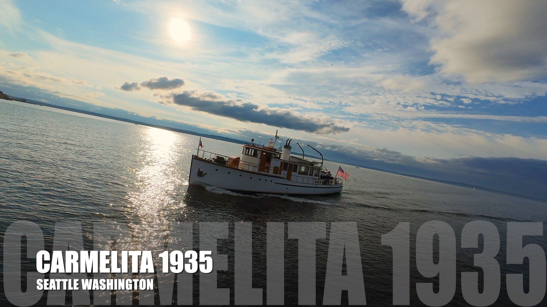 Морская история Сиэтла | Деревянная яхта Carmelita (1935) у шлюзов Баллард | DJI Avata смотреть онлайн