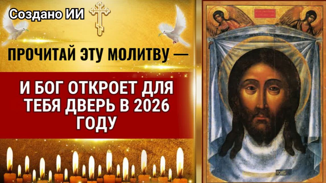Прочитай эту молитву — и Бог откроет для тебя дверь в 2026 году смотреть онлайн