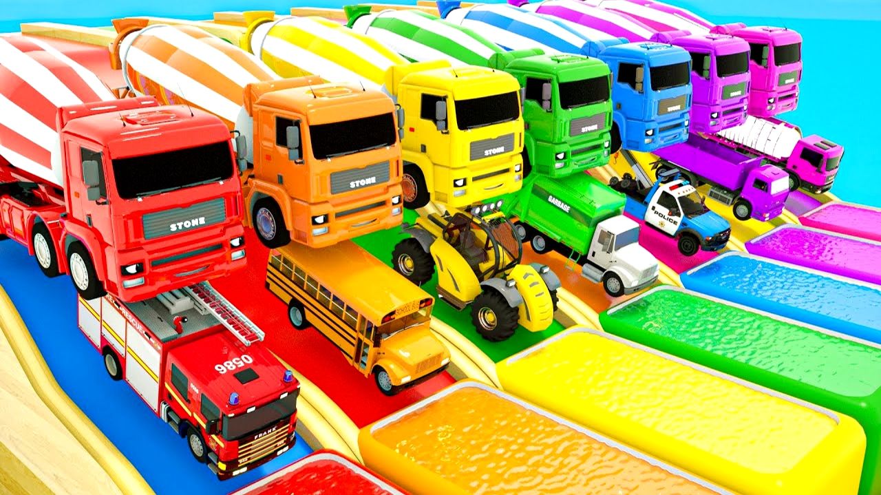 Мультфильмы для детей про машинки. Забавные песенки для малышей. Веселые машинки для детей смотреть онлайн